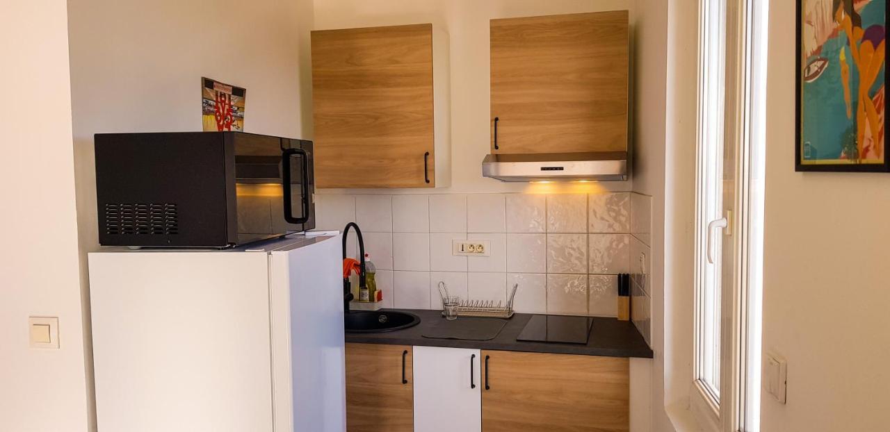 Appartement vue mer avec parking fermé La Ciotat Exterior foto