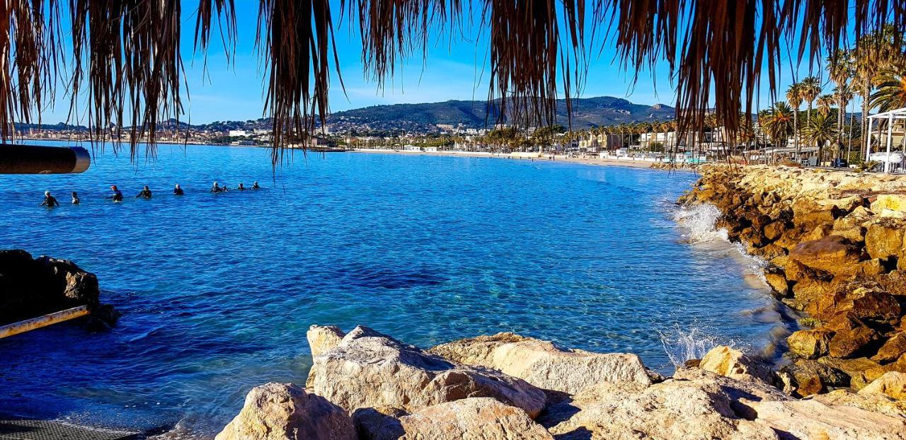 Appartement vue mer avec parking fermé La Ciotat Exterior foto