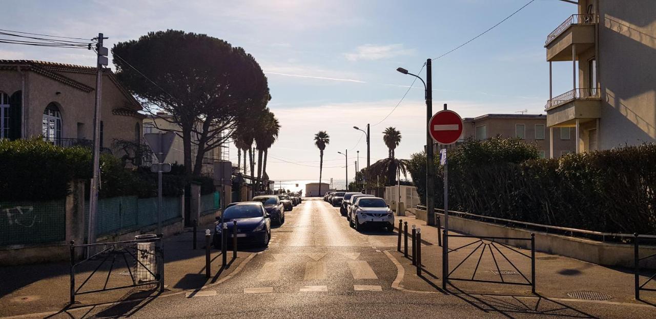 Appartement vue mer avec parking fermé La Ciotat Exterior foto