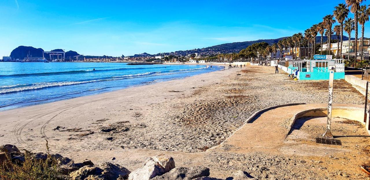 Appartement vue mer avec parking fermé La Ciotat Exterior foto