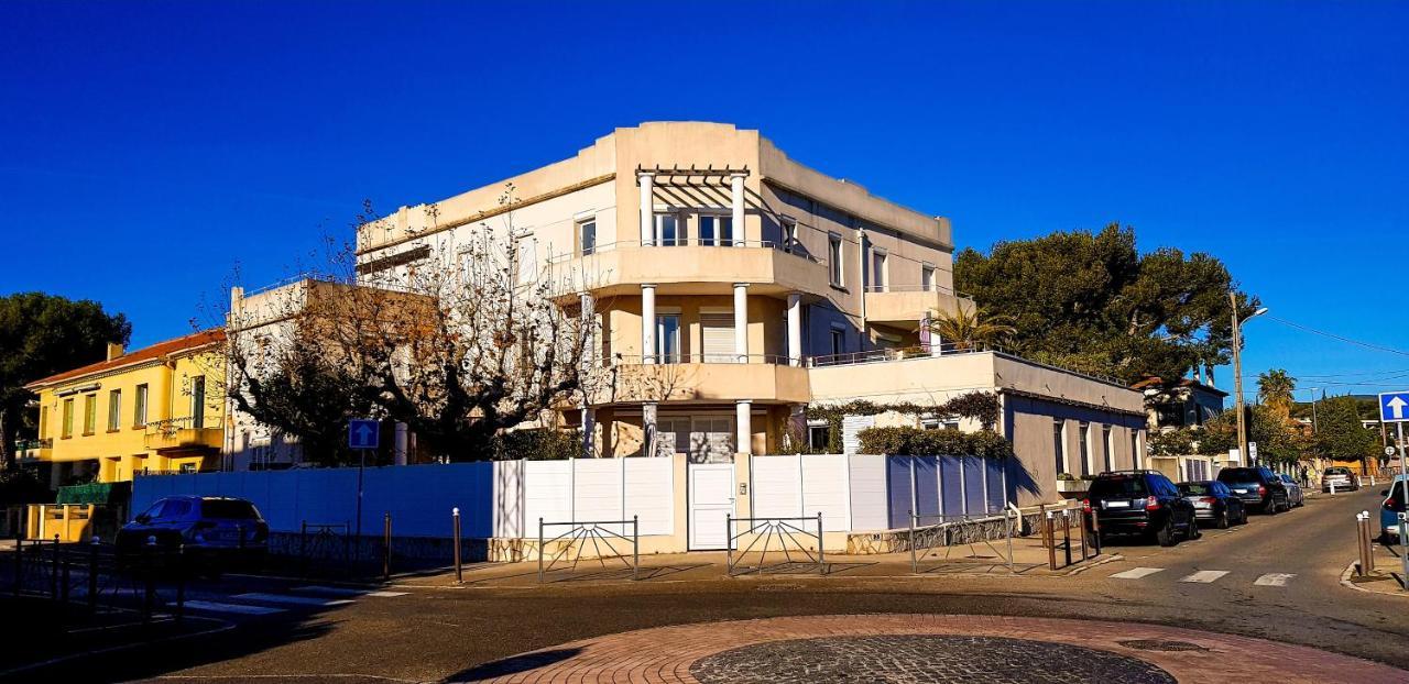 Appartement vue mer avec parking fermé La Ciotat Exterior foto