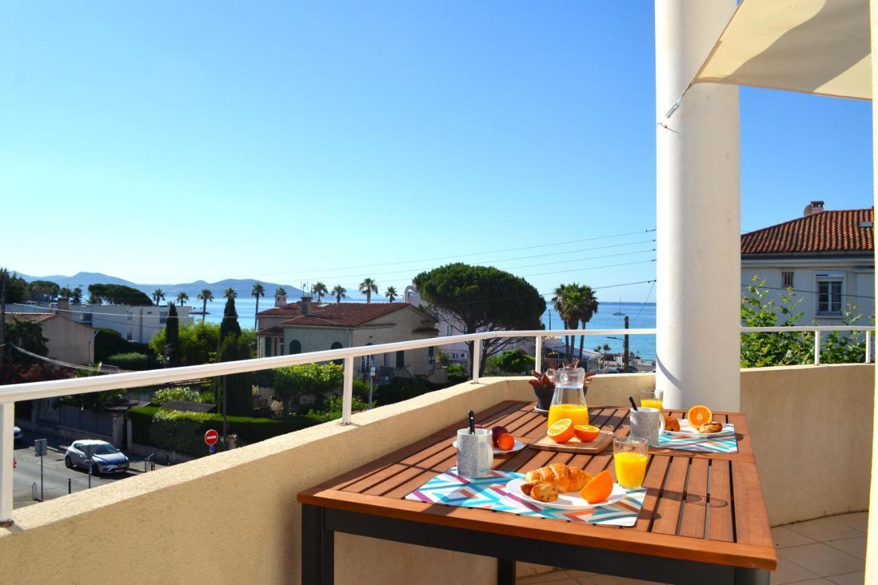 Appartement vue mer avec parking fermé La Ciotat Exterior foto